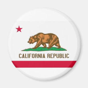 California Republic State Flag Magnet