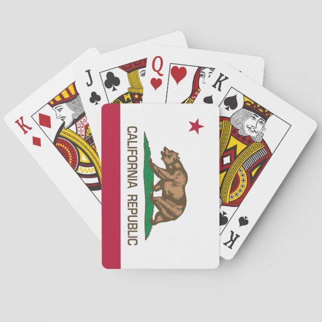 California Republic (State Flag) Playing Cards (Back)