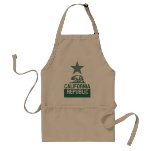 CALIFORNIA REPUBLIC State Flag Standard Apron
