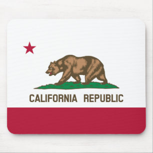 California Republic state flag standard Mouse Pad