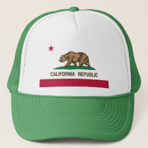 California Republic State Flag Trucker Hat