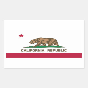 California Republic State Flag, United States Sticker