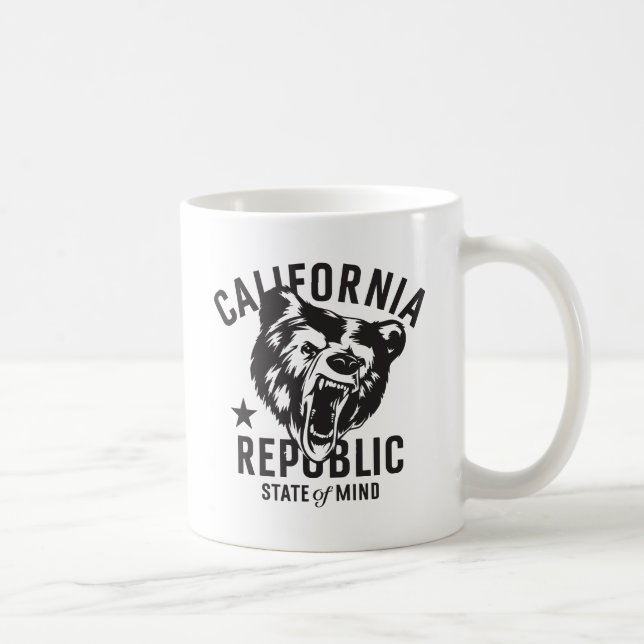 California Republic State of Mind Coffee Mug (Right)