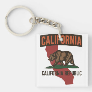California Republic state pride Keychain