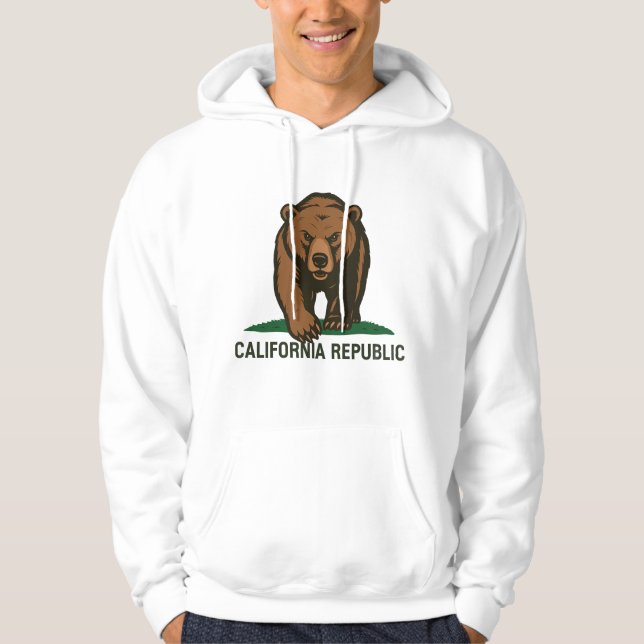 California Republic T-Shirt Hoodie (Front)