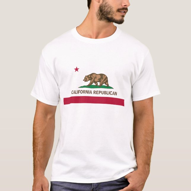 California Republican Flag T-Shirt (Front)