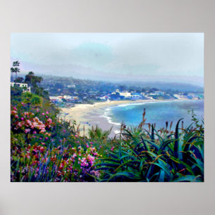 California Riviera of Laguna Beach Poster