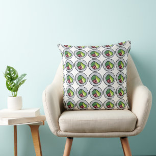 California Roll Japanese Food Sushi Maki Rolls Throw Pillow