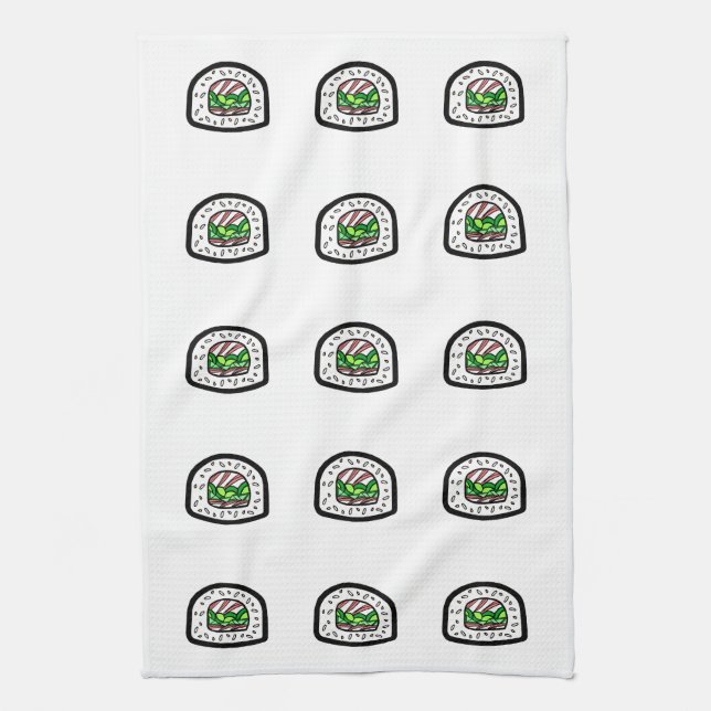 California Roll Kitchen Towel (Vertical)