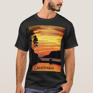 California Romantic Coastal Beach Sunset Tee