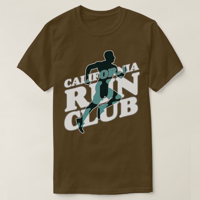 California run club TShirt (Design Front)