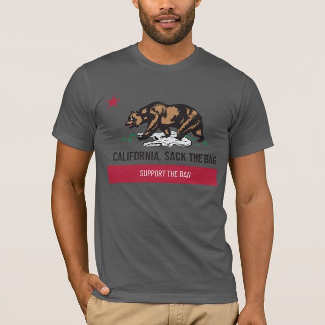 California, Sack the Bag Soft Tee (Front)