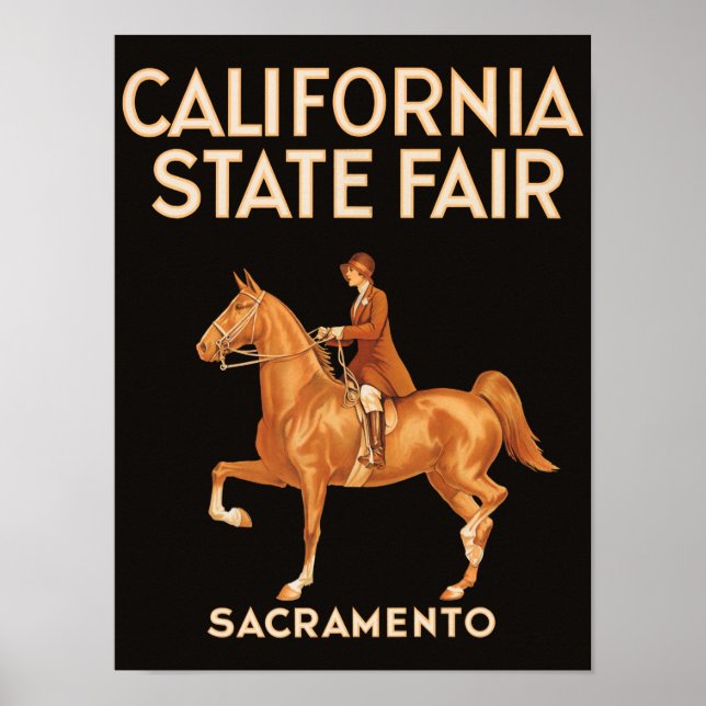 California Sacramento Vintage Poster 1933 (Devant)