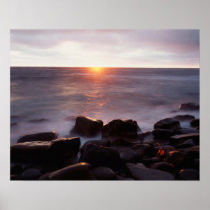 California, San Diego, Sunset Cliffs, Sunset 2 Poster