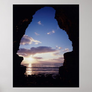 California, San Diego, Sunset Cliffs, Sunset 5 Poster