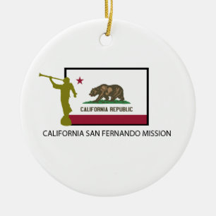CALIFORNIA SAN FERNANDO MISSION LDS CTR CERAMIC ORNAMENT