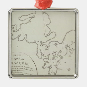 California San Francisco Bay Area Metal Ornament