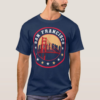 California San Francisco City Gift Bridge Souvenir T-Shirt