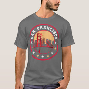 California San Francisco City Gift Bridge Souvenir T-Shirt