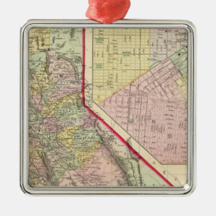 California, San Francisco Metal Ornament