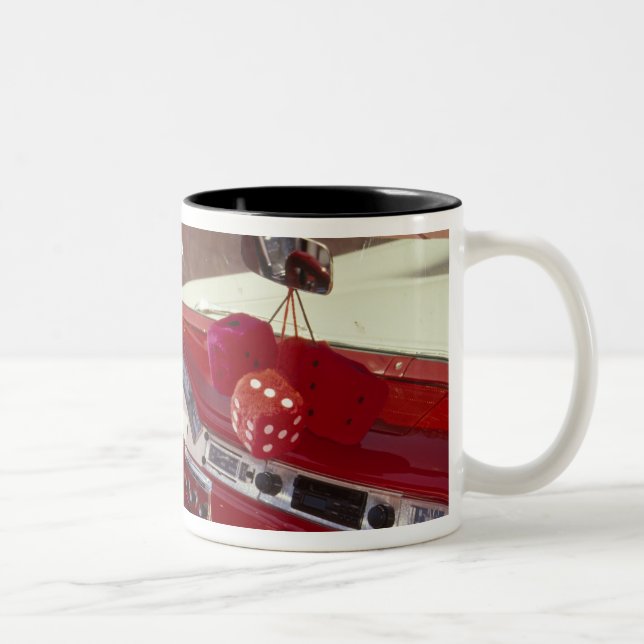 California:  Santa Ynez Valley, Solvang, 1957 Two-Tone Coffee Mug (Right)