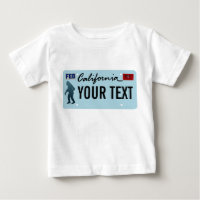 California Sasquatch License Plate