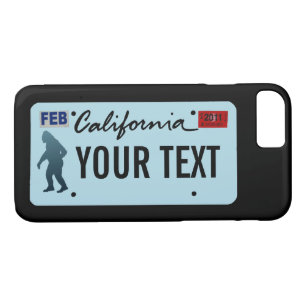 California Sasquatch License Plate Case-Mate iPhone Case