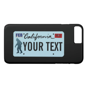 California Sasquatch License Plate Case-Mate iPhone Case