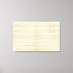 California Seismograms 12 Canvas Print
