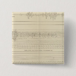 California Seismograms 15 2 Inch Square Button