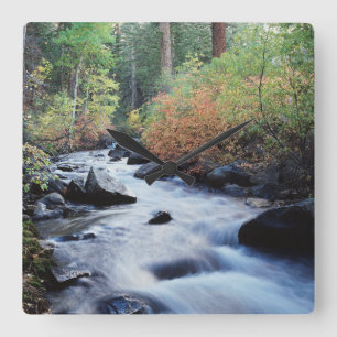 California, Sierra Nevada Mountains 11 Square Wall Clock