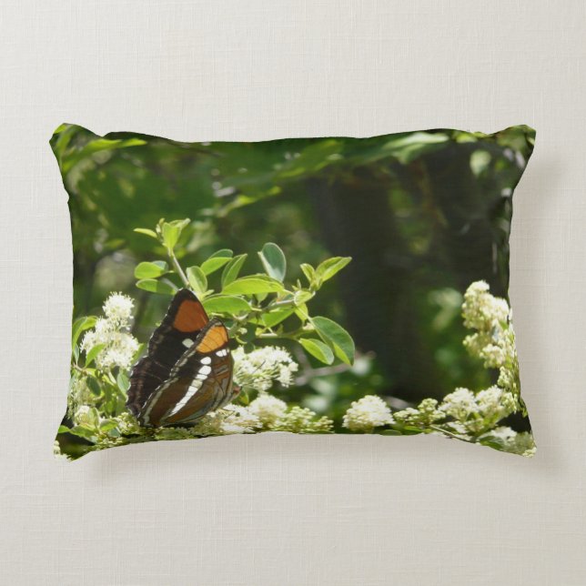 California Sister Butterfly in Yosemite Accent Pillow (Front)