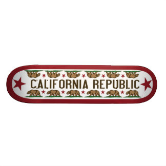 California Skate Board with California Bear