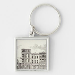 California South side Webb and Kearny Keychain