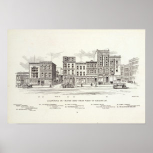 California South side Webb and Kearny Poster