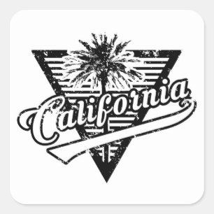 California Square Sticker