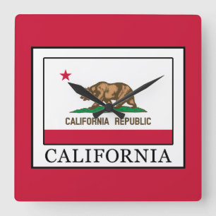 California Square Wall Clock