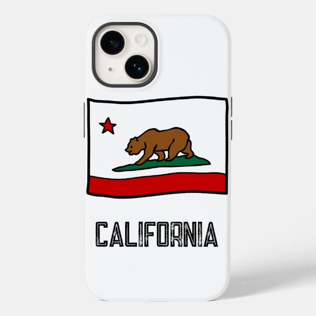 California State Bear  Case-Mate iPhone Case (Back)