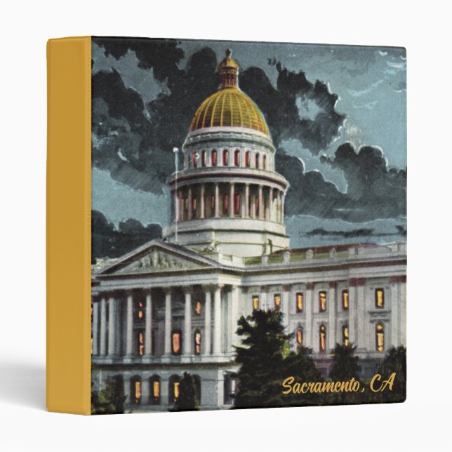 California State Capitol Moonlight Bincer Binder (Front/Spine)