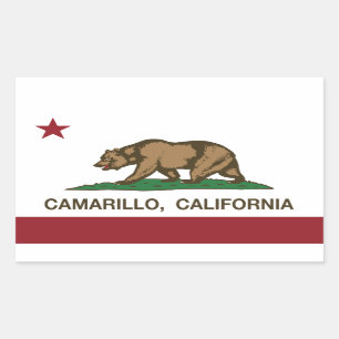 California State Flag Camarillo Sticker