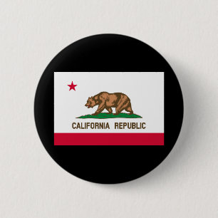 California State Flag Design 2 Inch Round Button