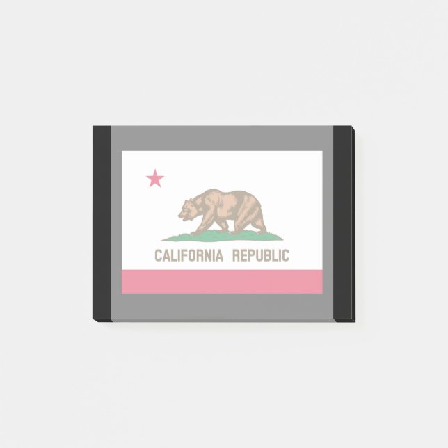 California State Flag Design Post-it Notes (Front)