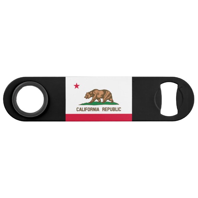 California State Flag Design Speed Bottle Opener (Front (Horizontal))