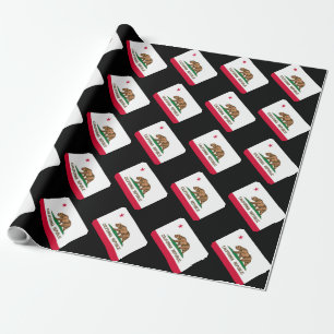 California State Flag Design Wrapping Paper