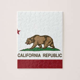 California State Flag Jigsaw Puzzle