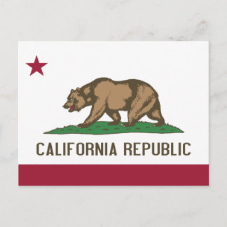 California State Flag Postcard