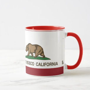 California state flag San Francisco Mug