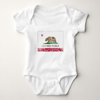 California State Flag Vintage Baby Bodysuit