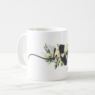 California State Personalized Home City Rustic Coffee Mug
