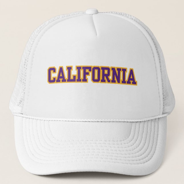 California State Pride Custom Trucker Hat (Front)